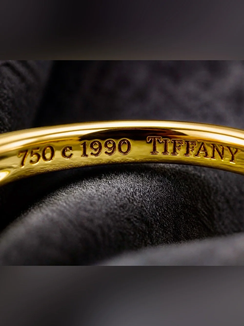 Classic Tiffany & Co  Signature 18k Gold “X” Ring,